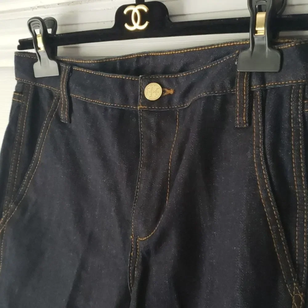 TORY BURCH high waist flare denim jeans
